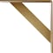 Ekena Millwork Traditional Steel Bracket, Hammered Gold 2"W x 12"D x 12"H BKTM02X12X12TRHGO - alternate 5